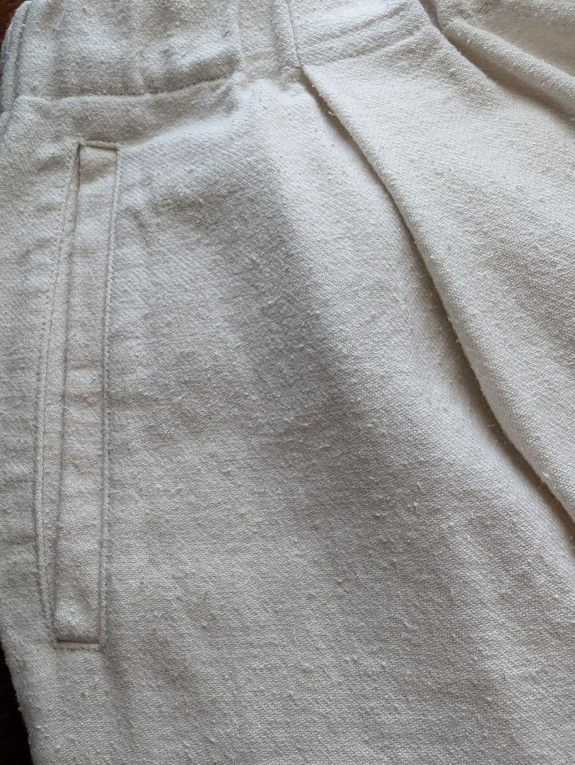 ブルク様　　evameva　 コットンシルク イージーパンツ