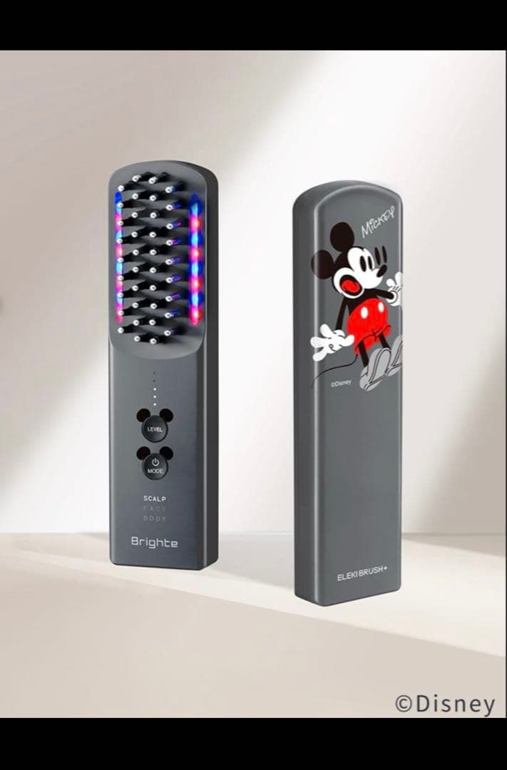【新品未開封】 ミッキー＆特典付Brighte エレキブラシ+