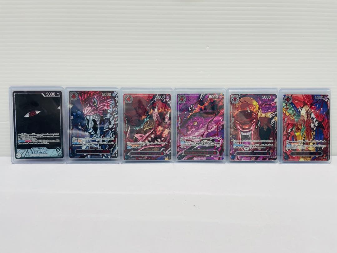 84★ワンピースカード ゴッドパック 五老星 イム 赤箔 パラレル 6枚セット