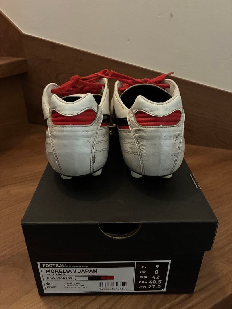 ミズノモレリア2ジャパンクロスステッチ27センチ