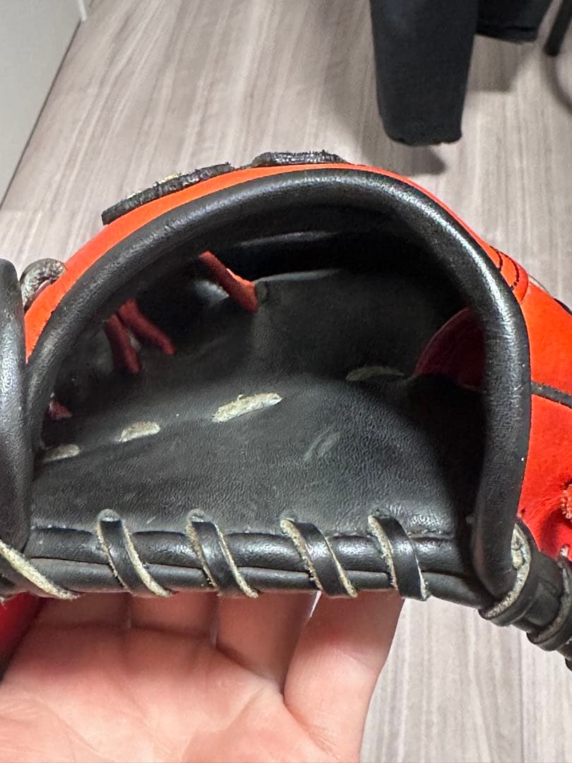 ワールドペガサス 硬式軟式兼用トレーニンググローブ オレンジ トクサンTVコラボ