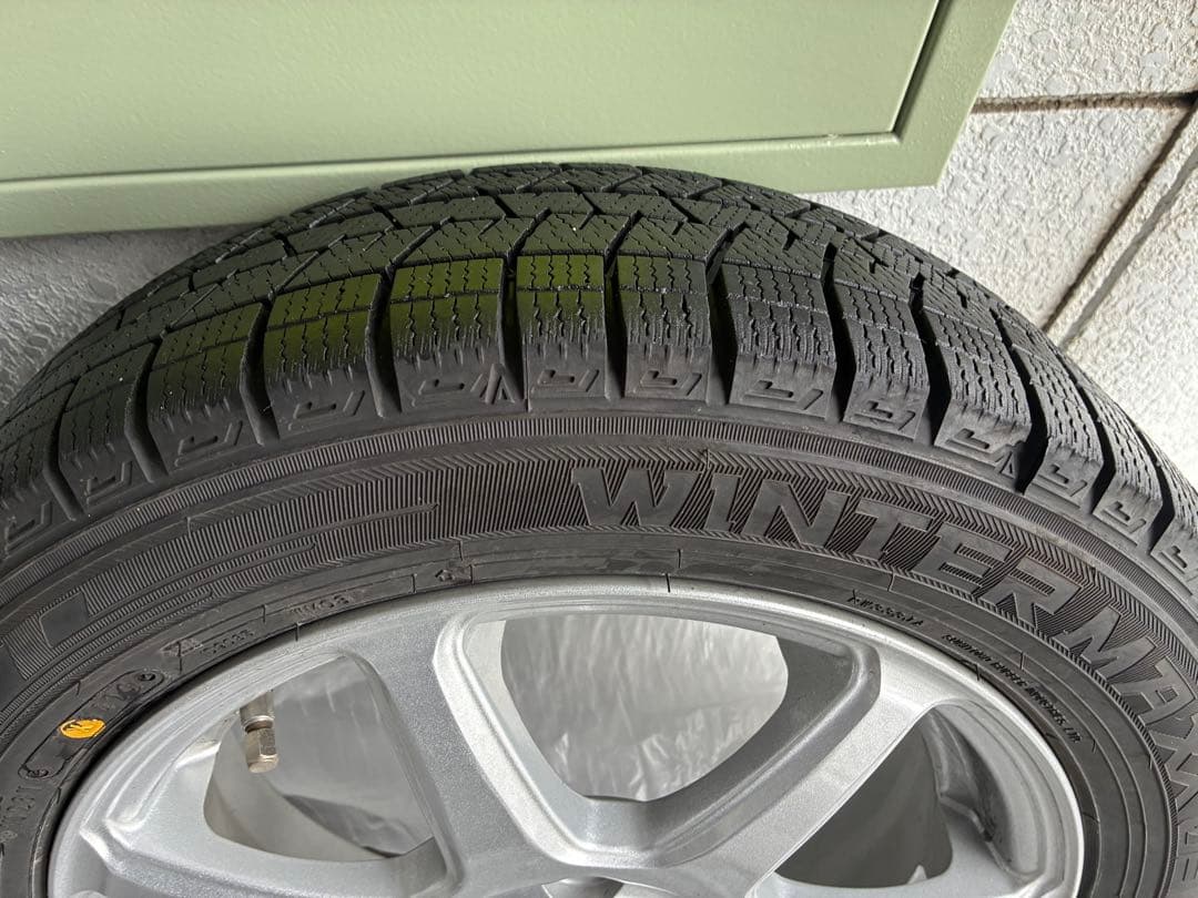 DUNLOP WM03 155/65R14 2022年製 スタッドレスホイール付