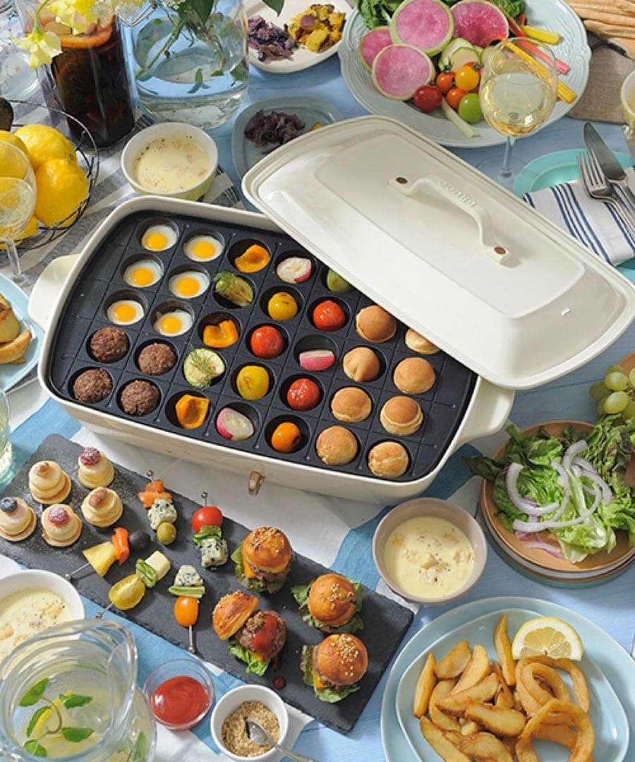 ホットプレート グランデサイズ 【直営店限定カラー】ブルーグレー　新品　ブルーノ