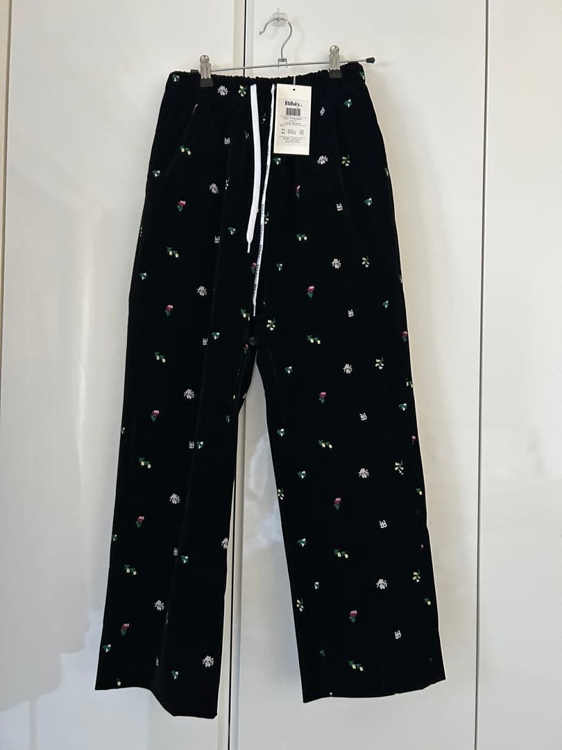 Bibiy. B. STARRY PANTS ビビィパンツ ベロア
