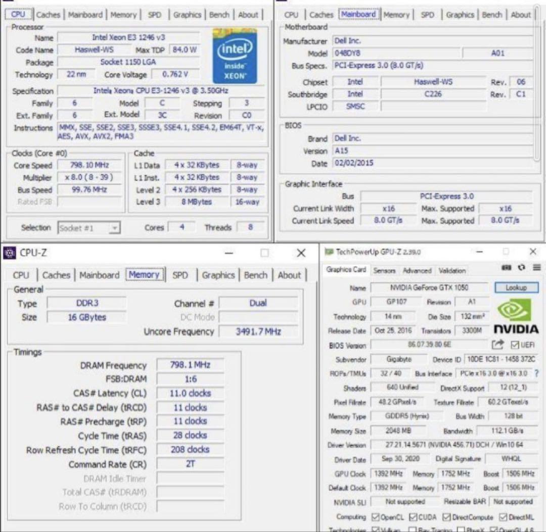 GTX1050　メモリ16GB　フォートナイト◎