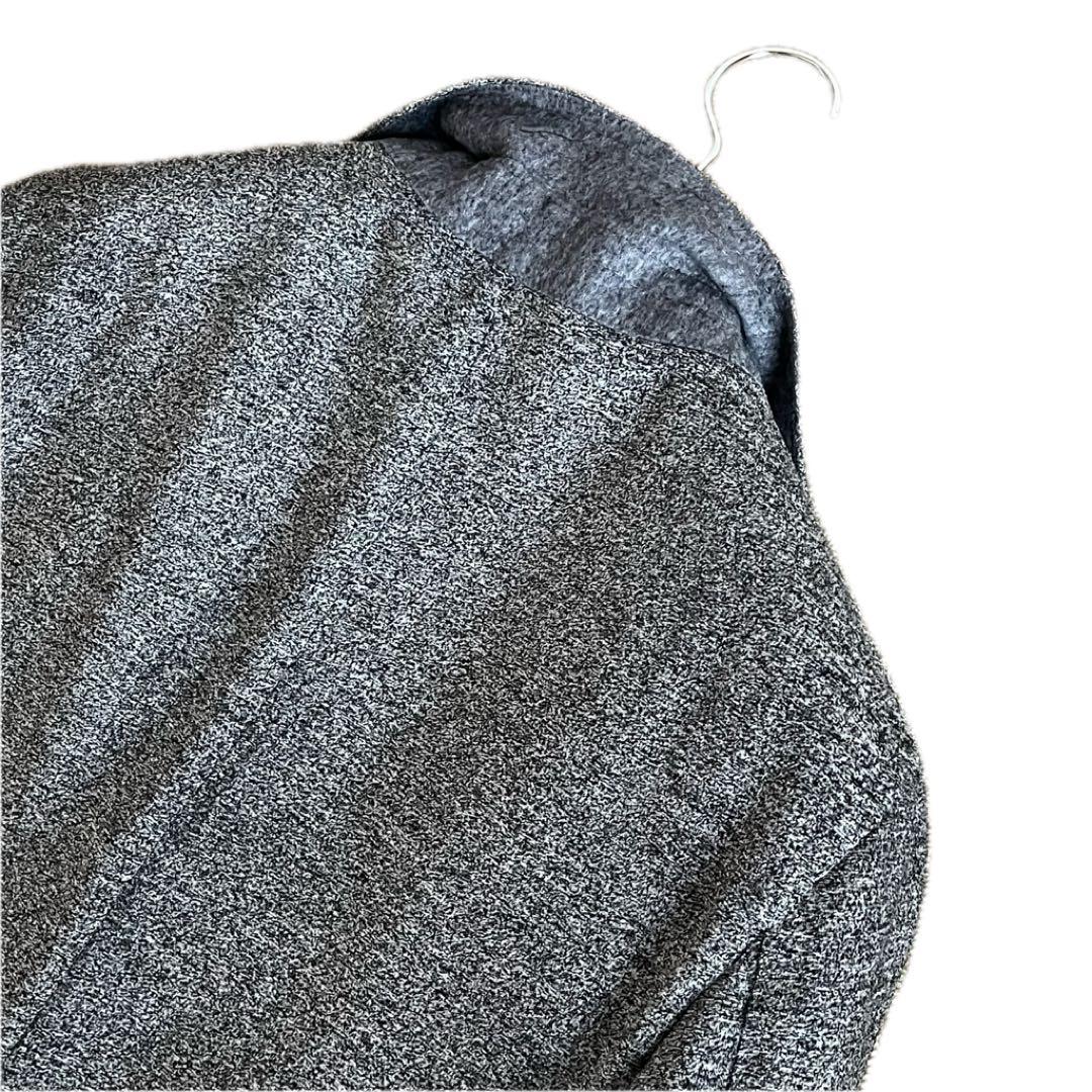 TITO ALLEGRETTO 灰色 ジャケット メランジ ウールコットン M