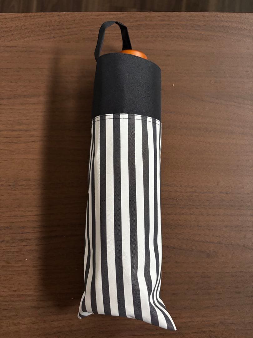 サンバリア100 3段折 白黒ストライプ