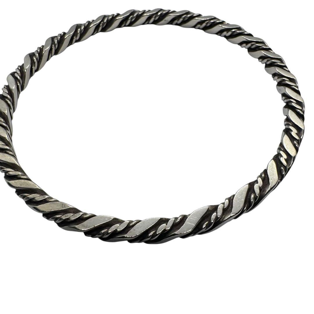   17B バングル　ツイスト　ロープ　925S