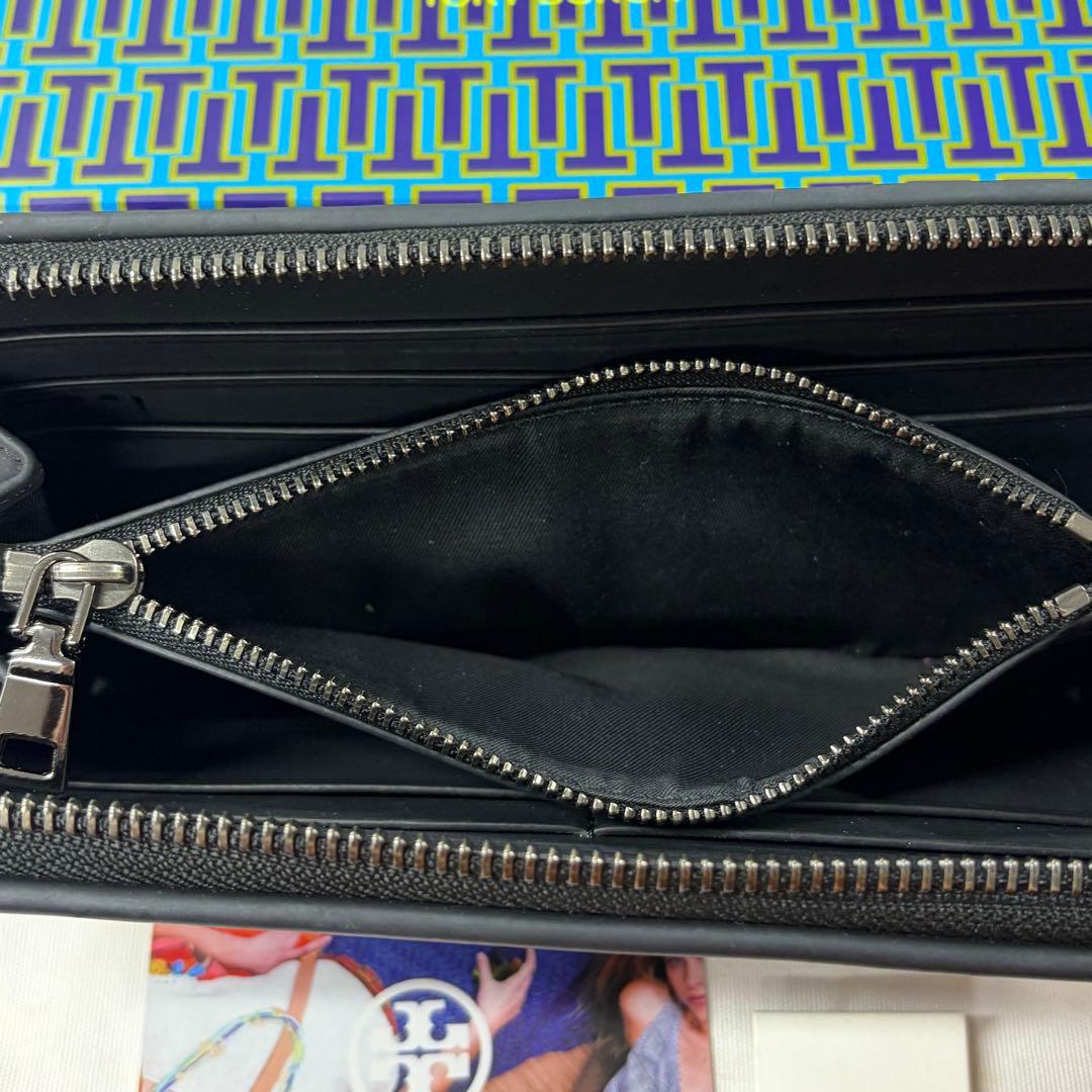 新品同様‼️ 現行　トリーバーチ　財布　長財布　キルティング　ラウンドファスナー