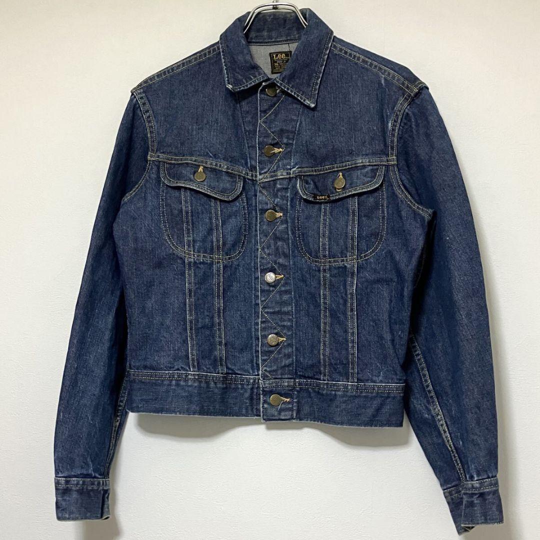 70s USA製 Lee 101-J デニムジャケット 四角黒タグ /サイズ36