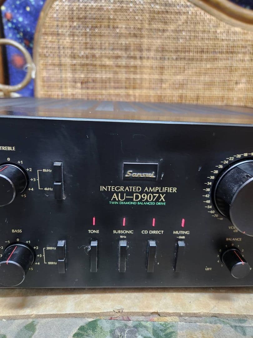 奇跡！山水最高峰！レストア済完動美品！山水高級プリメインアンプAU-D907X