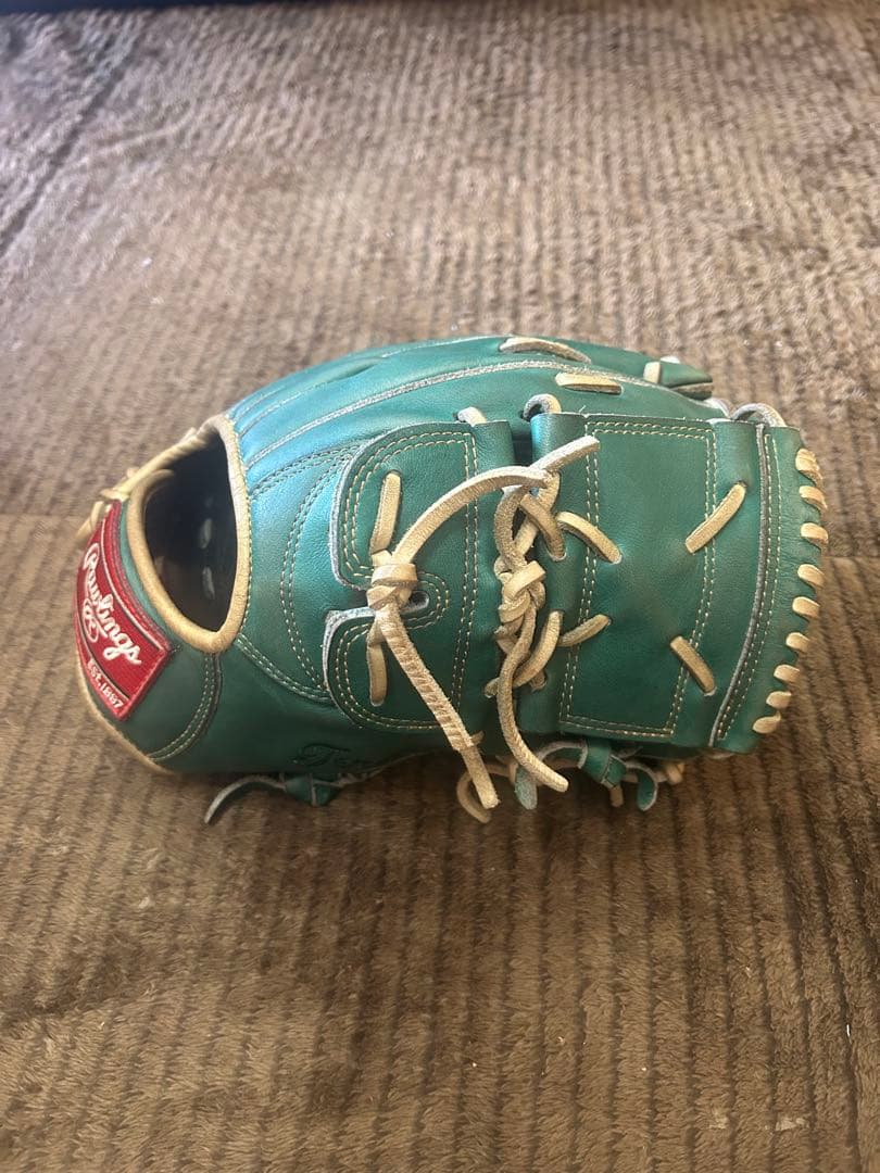 Rawlings 硬式グローブ投手用緑色