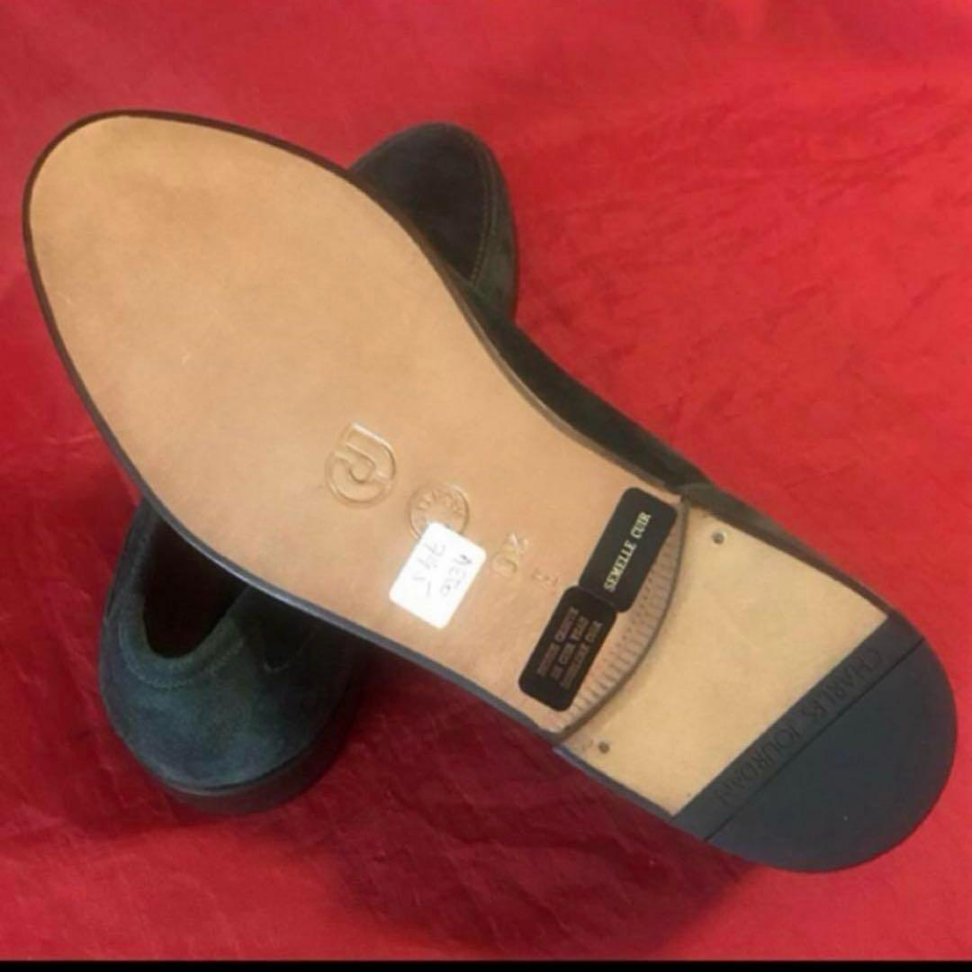 新品 ［シャルルジョルダン］スエード シューズ　6.1/2