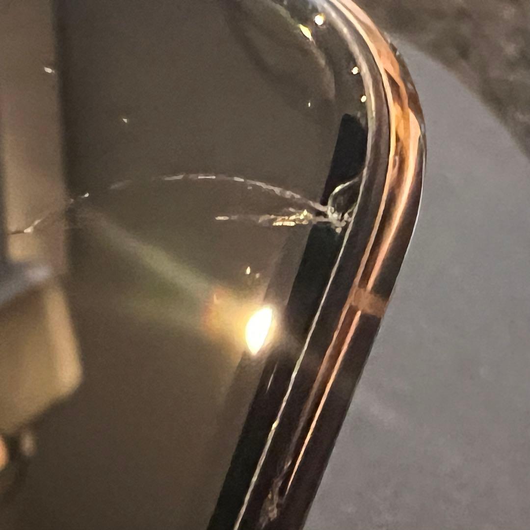 Apple iPhone Xs MAX ピンクゴールド 画面にひびあり