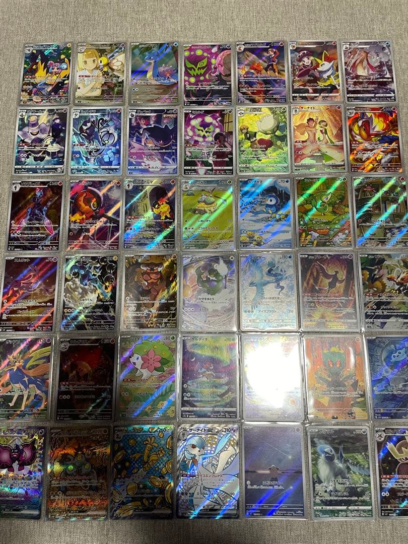 人気AR.SAR.SSR.伝説.幻ポケモンAR等　arまとめ42枚未使用品