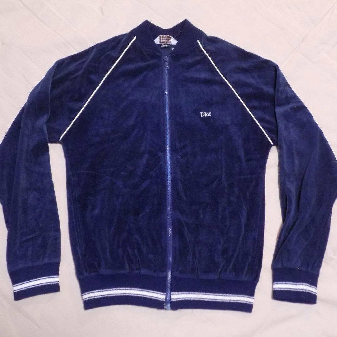 オ*ー様 90sクリスチャンディオール ベロア ジャージ トラック ジャケット