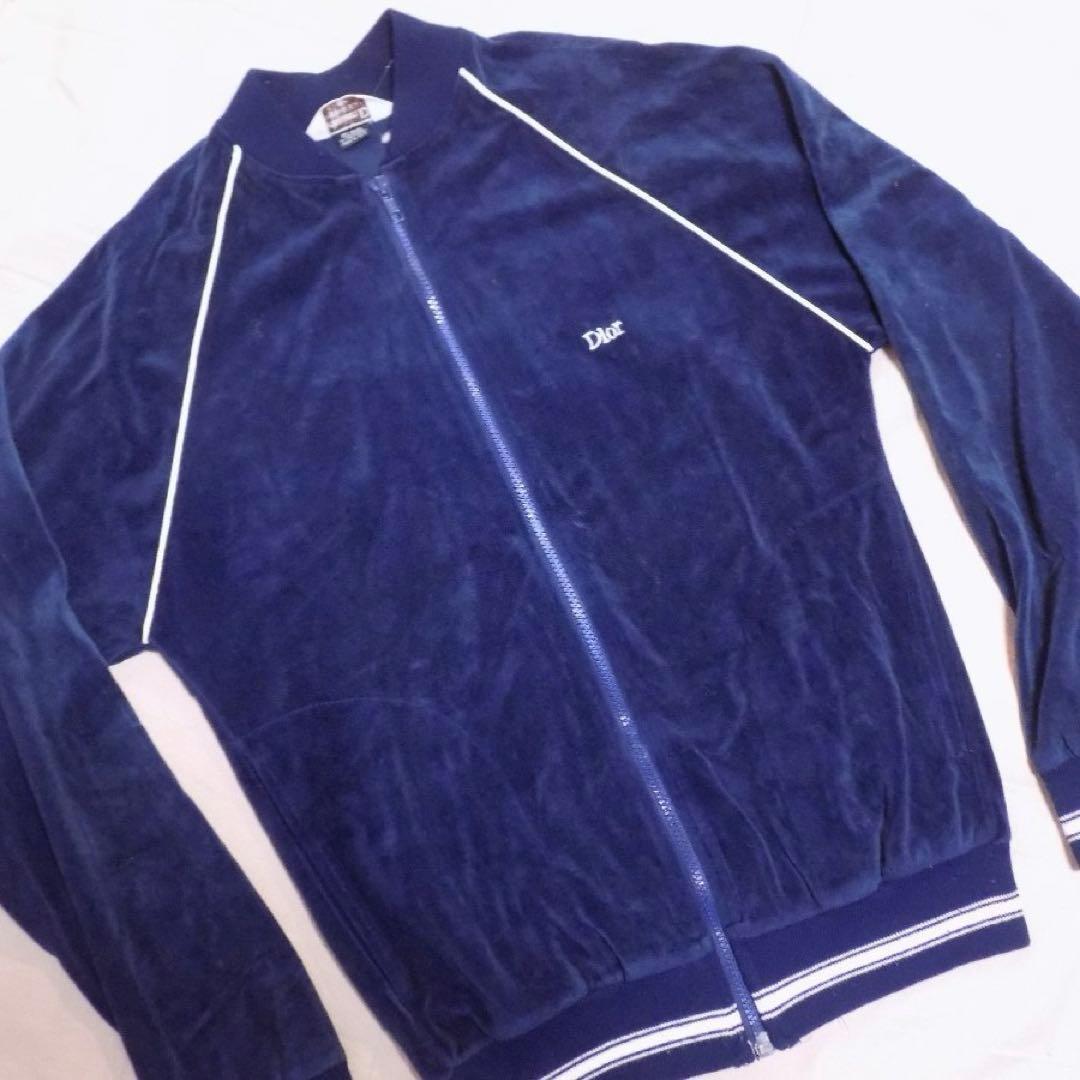 オ*ー様 90sクリスチャンディオール ベロア ジャージ トラック ジャケット