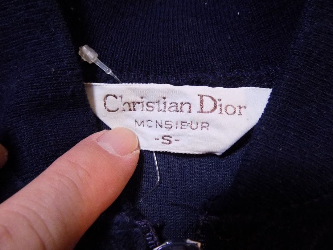 オ*ー様 90sクリスチャンディオール ベロア ジャージ トラック ジャケット