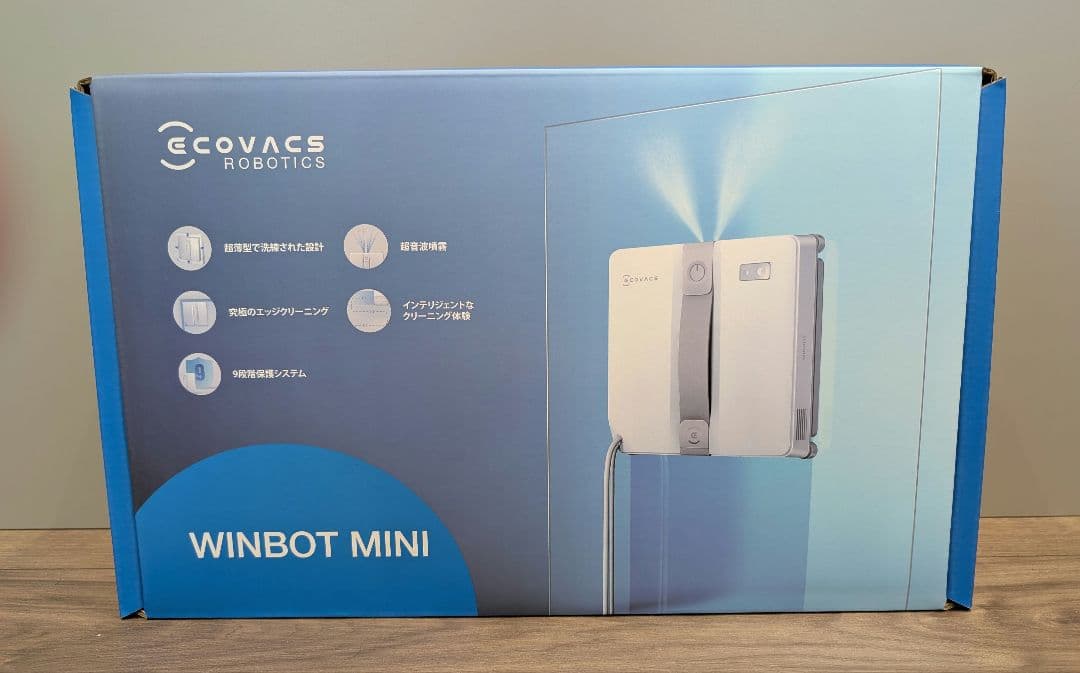 ECOVACS WINBOT MINI 窓掃除ロボット　送料無料　エコバックス
