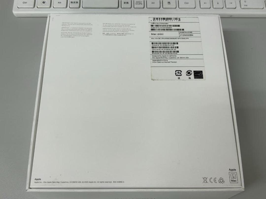 【美品 】Mac mini 2020 M1 16GB 256GB 動作確認済み③