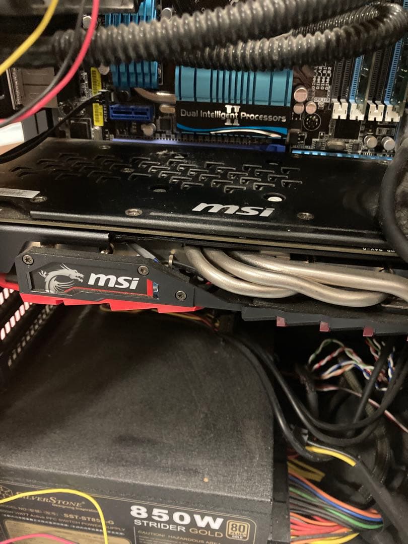 ジャンク　ゲーミングPC タワーケース850w 主要パーツ付属