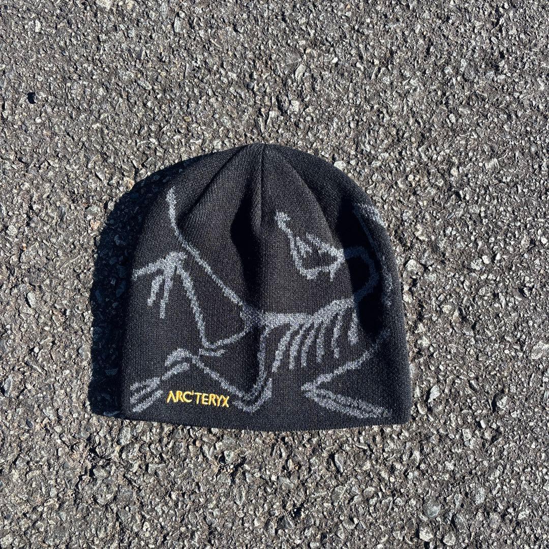 s*u様 ARC'TERYX ブラックニット帽 スケルトンデザイン