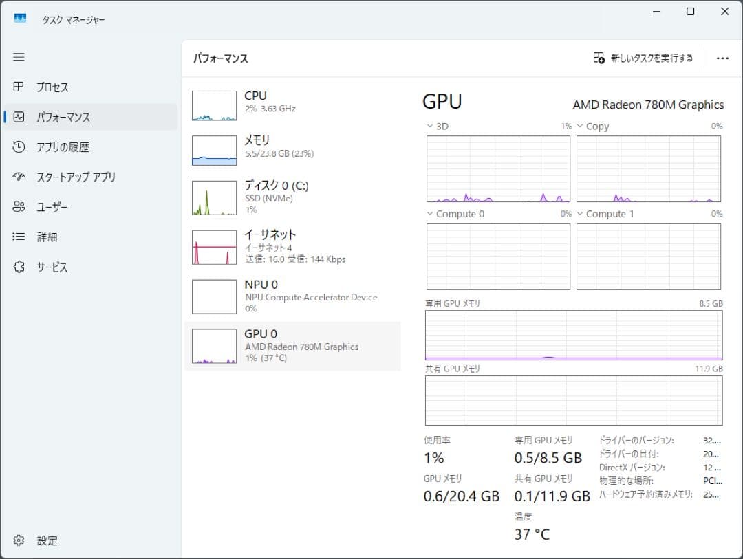 ミニPC GMKtec NucBox K6 32GB 1TB