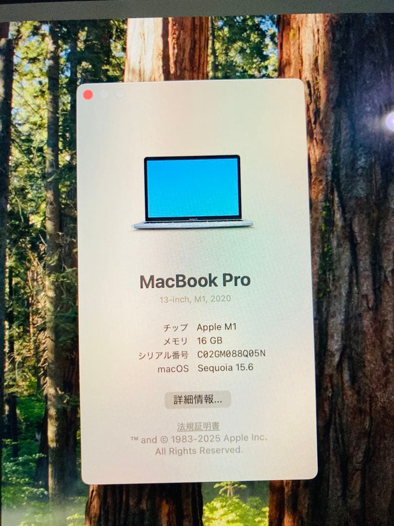 【Hさま専用】MacBookPro 13インチ M1 メモリ16GB/256GB
