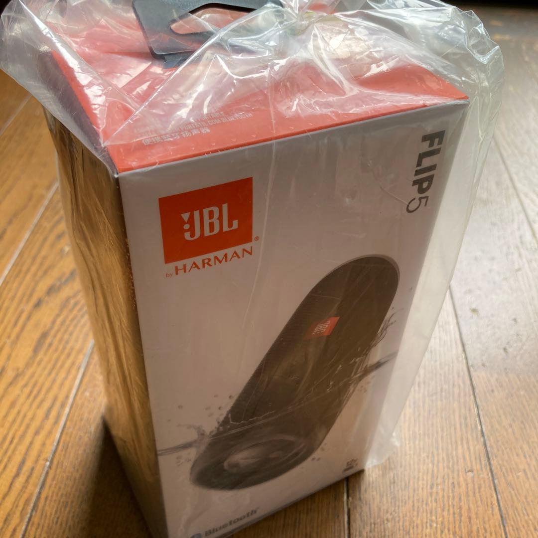 新品 未使用 JBL FLIP5 ポータブルスピーカー JBLFLIP5BLK