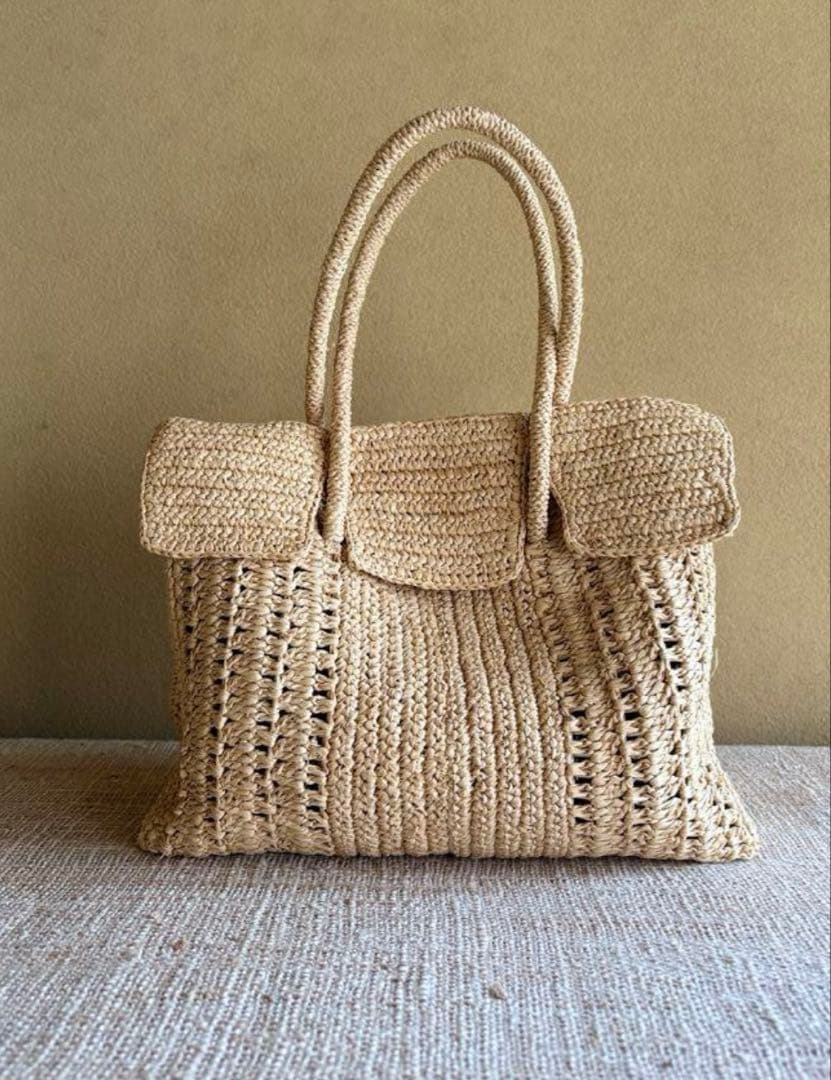 MAISON N.H PARIS ラフィアバッグ