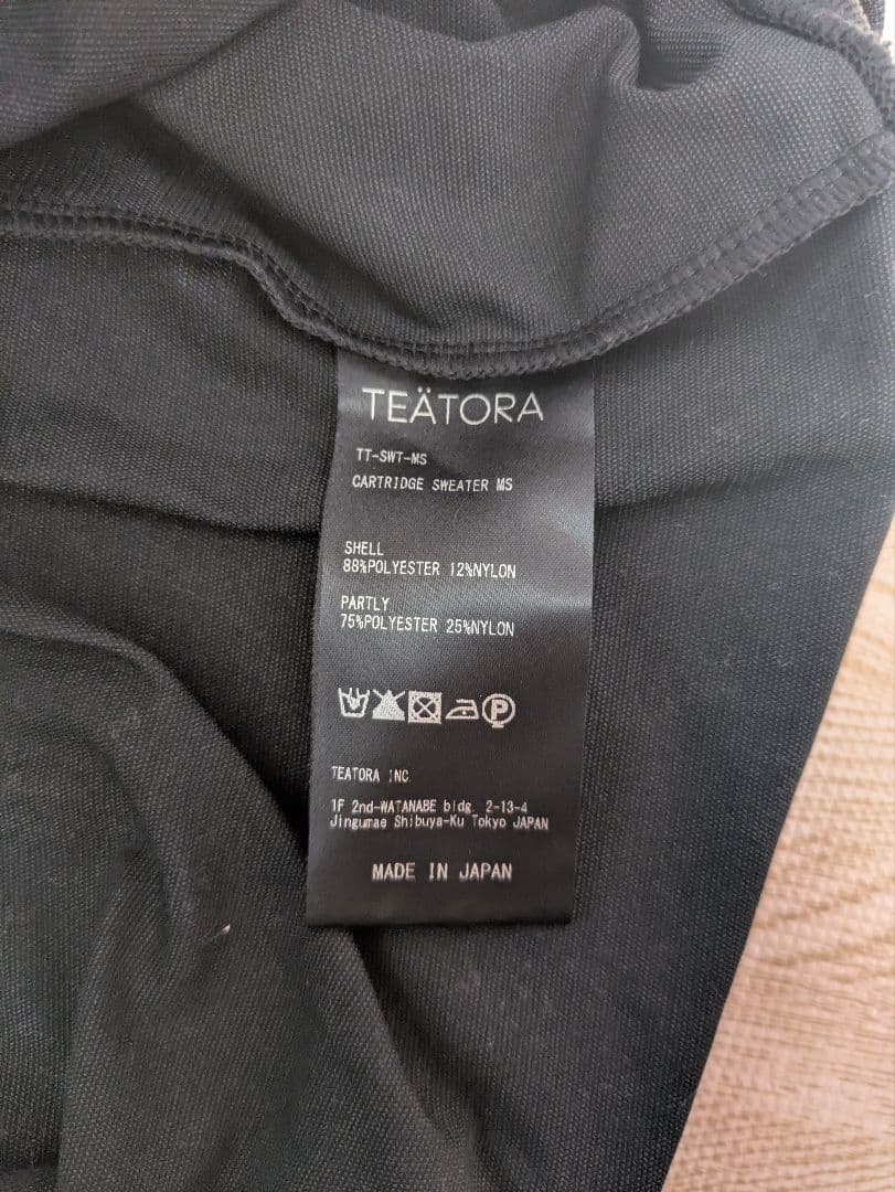 TEATORA テアトラ CARTRIDGE SWEATER MS