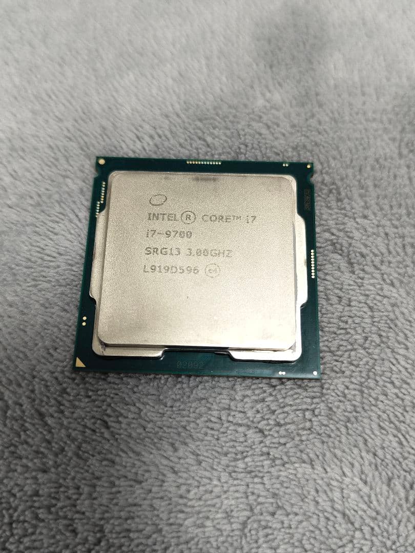 動作品！Intel Core i7 9700 3.00GHz CPU単品