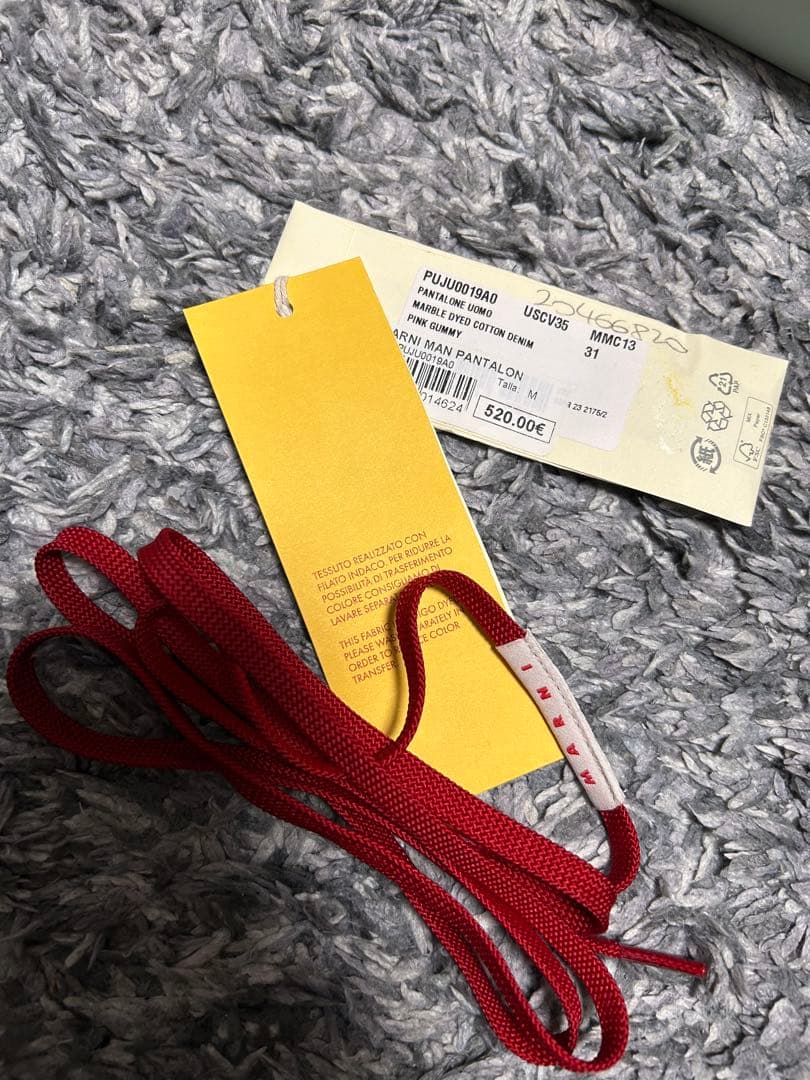 パンツ marni 23ss marble dyed cotton denim 31