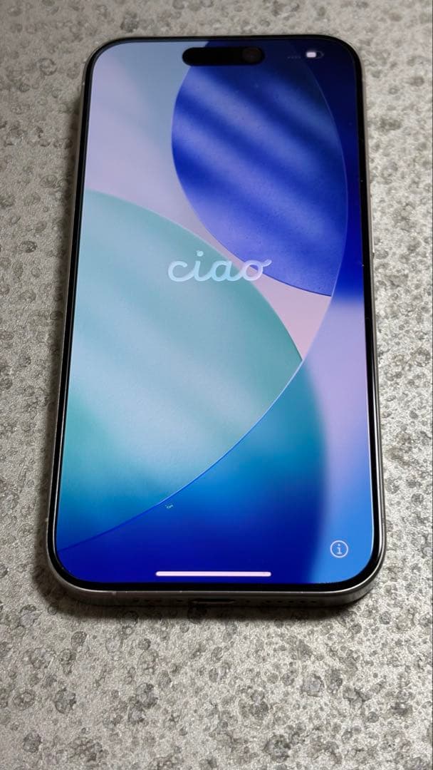 t*4様 iPhone15Pro 128GB 透明ケース付き