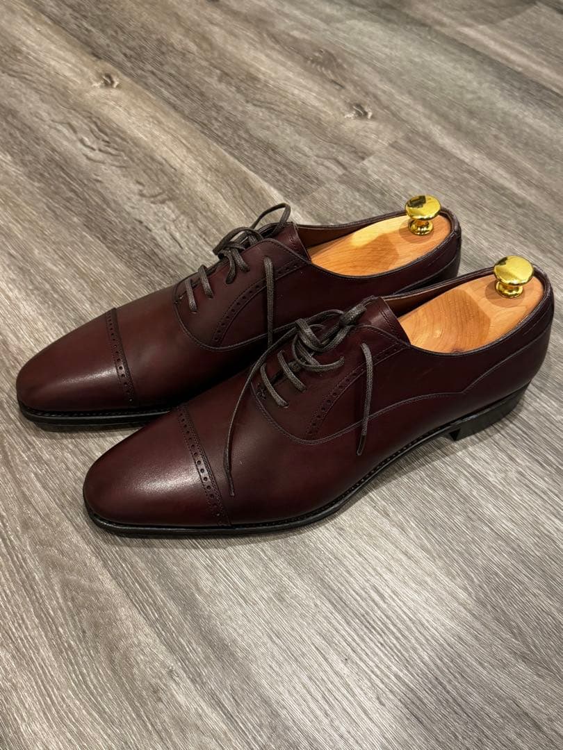 美品　soffice&solid 革靴　ブラウン