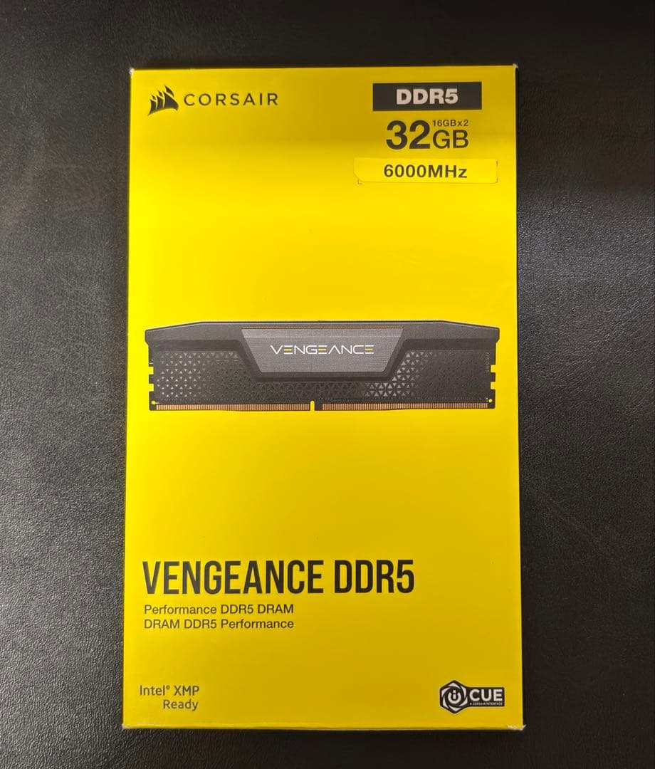 メモリー CORSAIR VENGEANCE DDR5 6000MHz 32GB