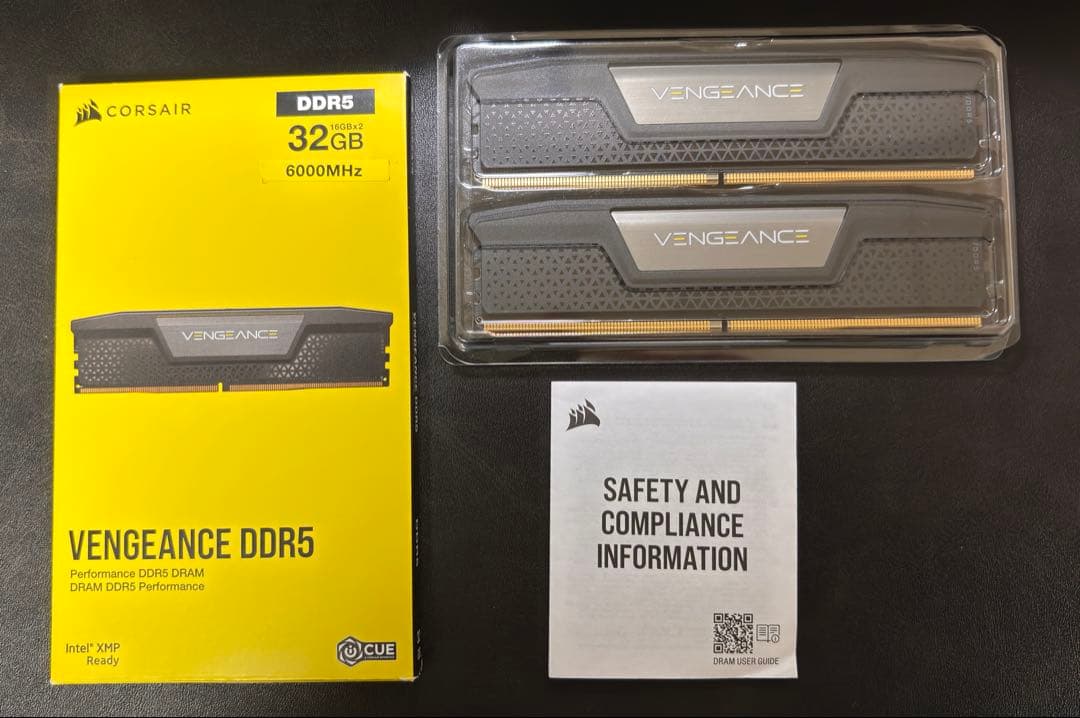 メモリー CORSAIR VENGEANCE DDR5 6000MHz 32GB