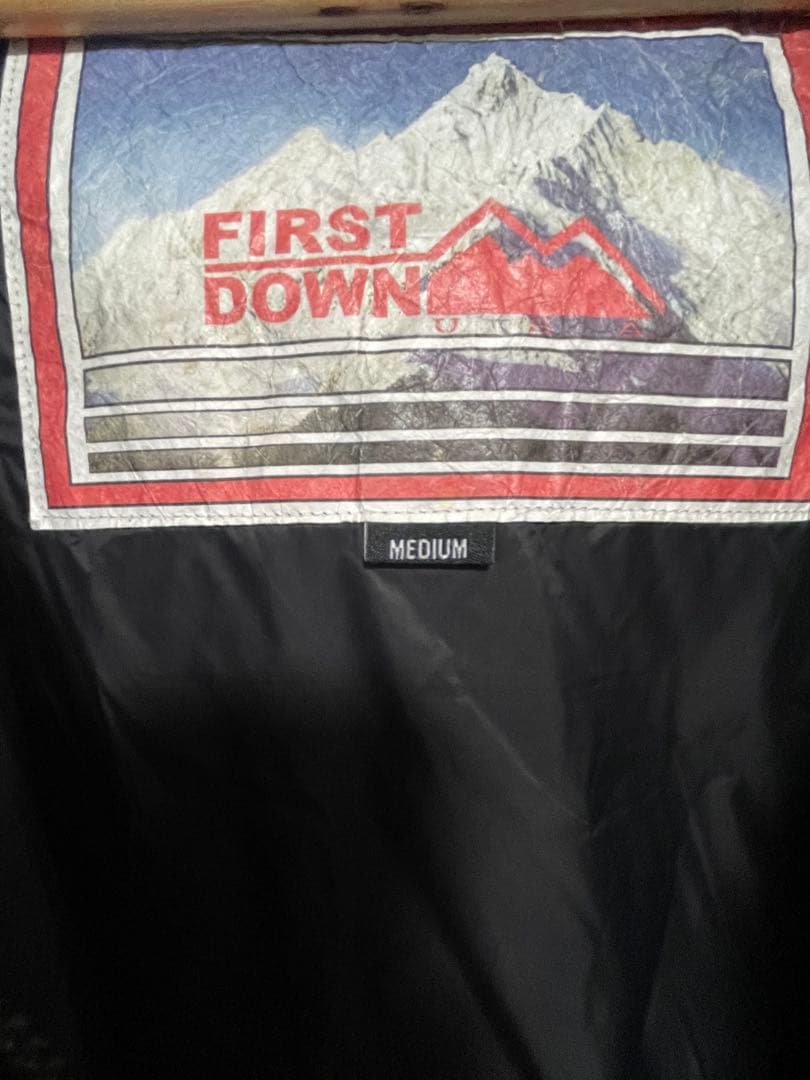 ファーストダウン×フリークスストア ペイズリー柄ダウンジャケットm