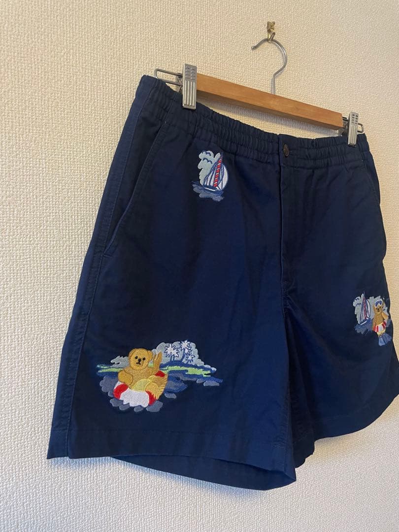 ほぼ未使用　Ralph Lauren ショートパンツ　ポロベア ポニー ネイビー