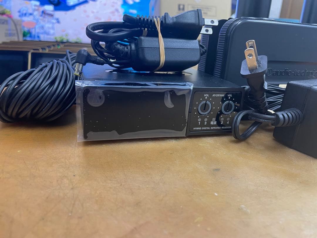オーディオテクニカ製赤外線ワイヤレスマイクセットCR7000+CLM7000