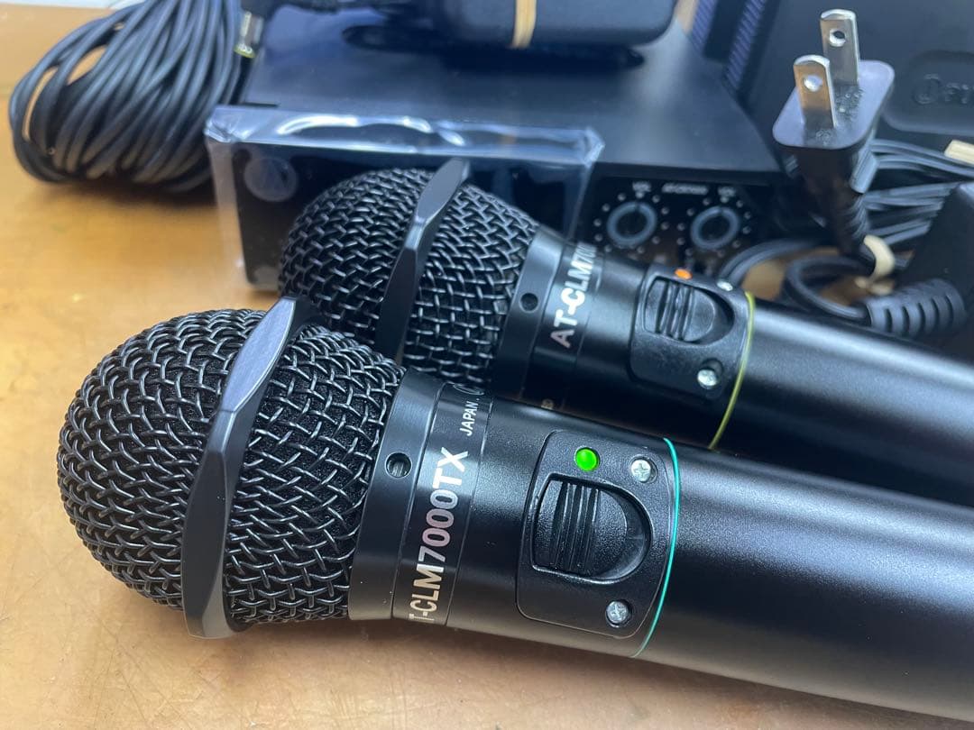 オーディオテクニカ製赤外線ワイヤレスマイクセットCR7000+CLM7000