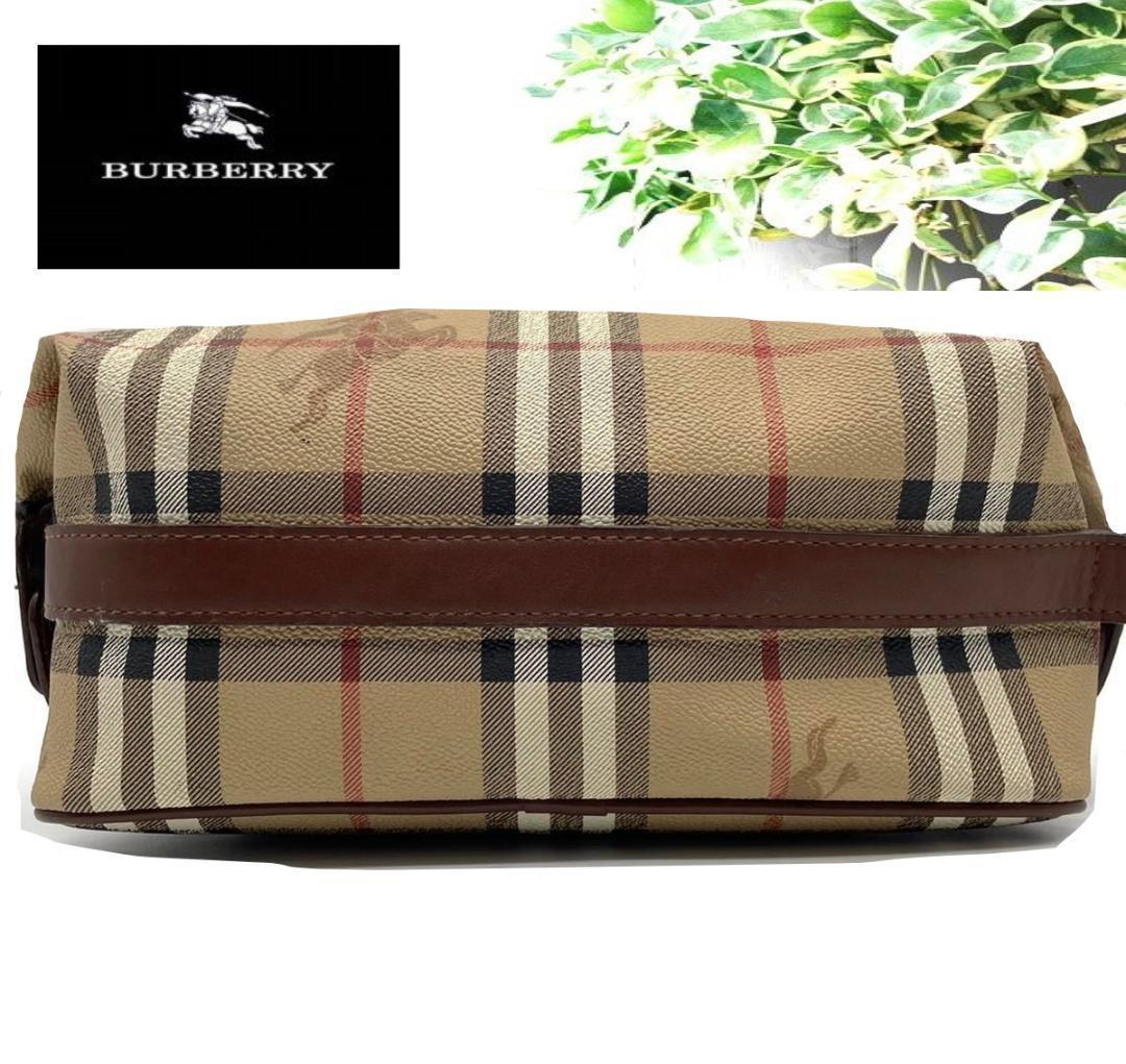 バーバリー Burberry クラッチバッグ イングランド製 美品 ユニセックス