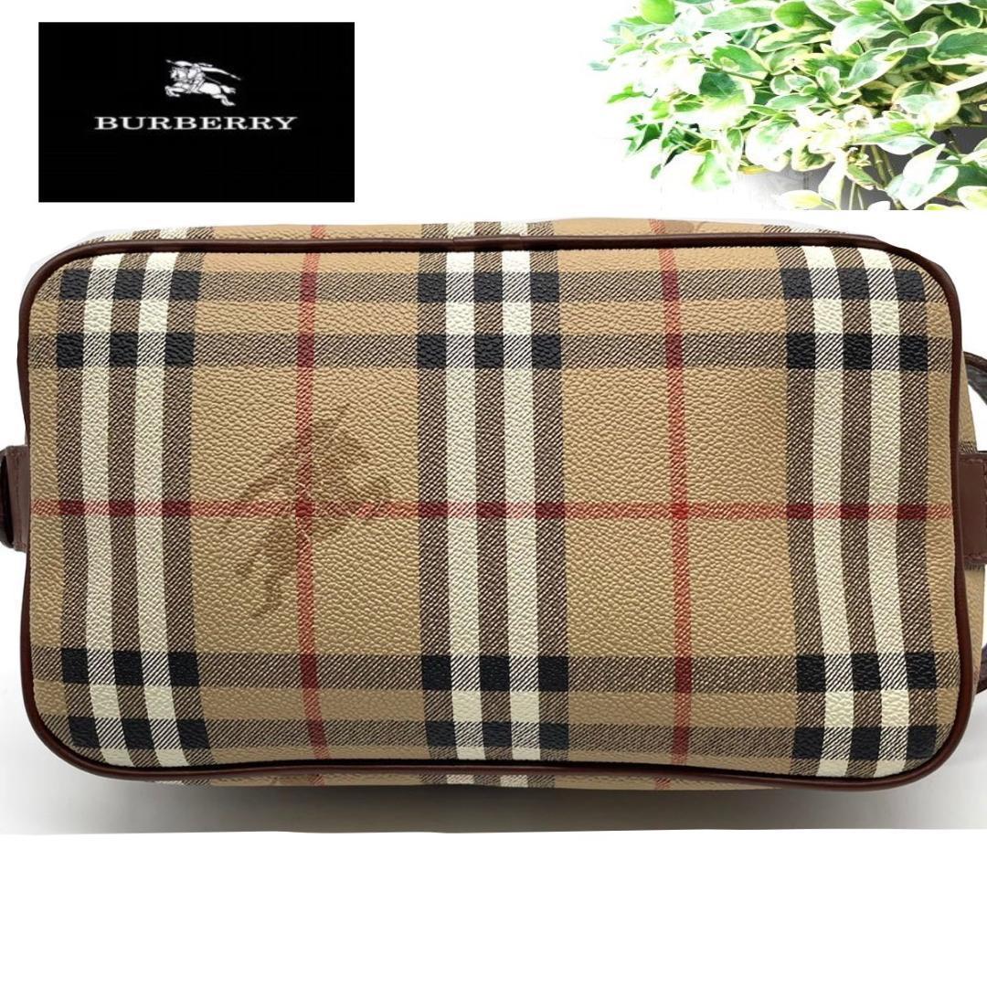 バーバリー Burberry クラッチバッグ イングランド製 美品 ユニセックス
