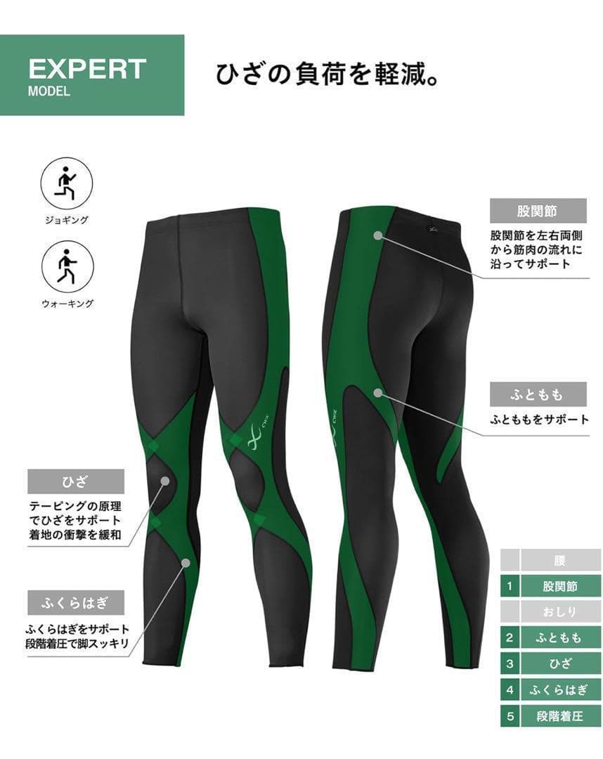 新品　タグ付き　CW-X レディススポーツタイツ エキスパートモデル3.0 M