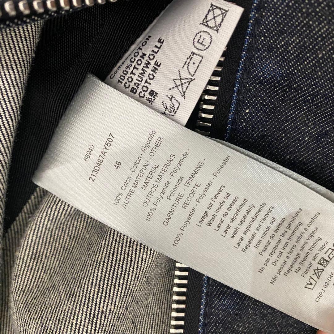 dior × sacai デニムジャケット 46