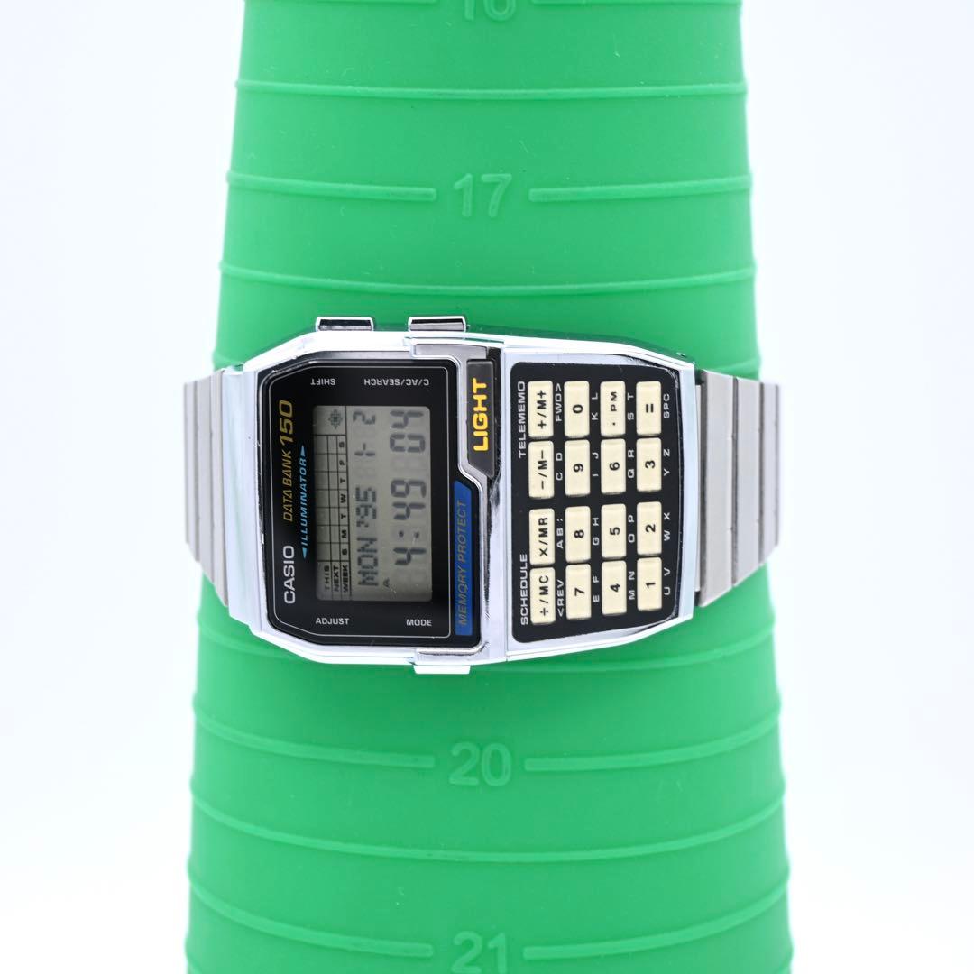 CASIO データバンク DBC-1500 デジタル腕時計 新品電池 稼働品