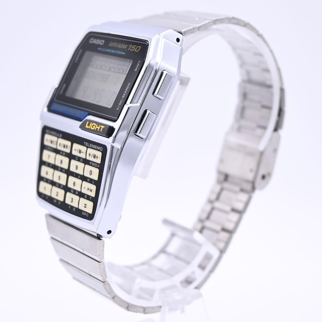 CASIO データバンク DBC-1500 デジタル腕時計 新品電池 稼働品