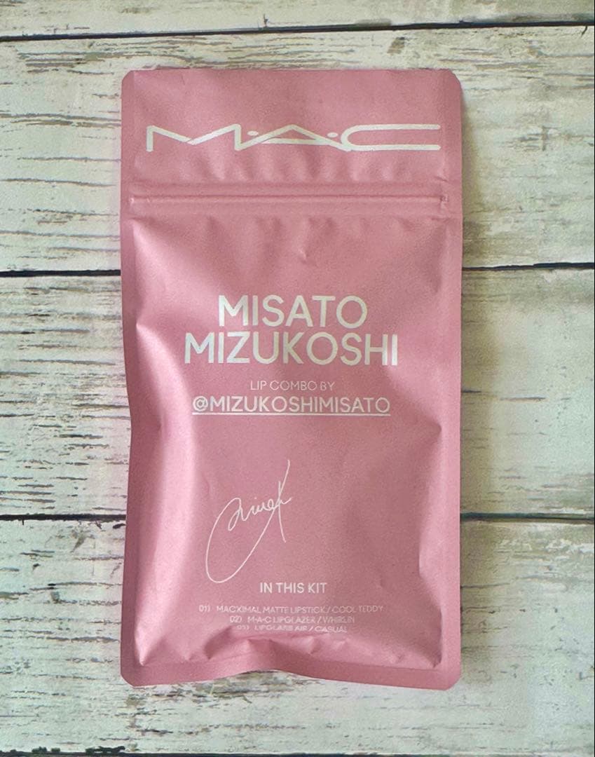MAC 水越みさと リップ コンボ ピンク リップライナー リップガラス 限定
