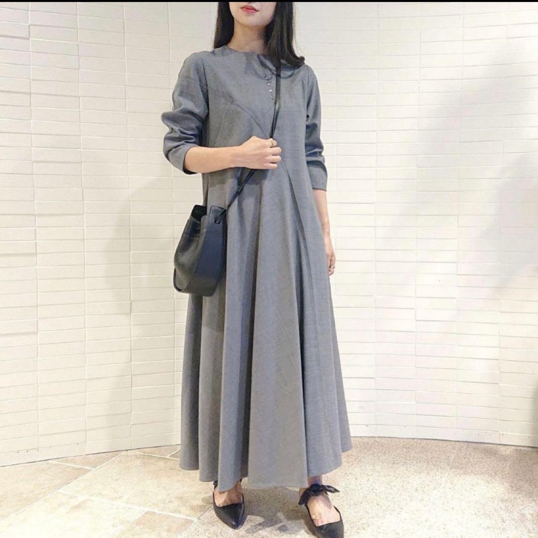 【定価約8万】未使用級サポートサーフェス×ストラスブルゴ別注 ドレープワンピース