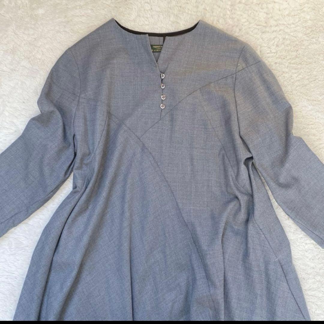 【定価約8万】未使用級サポートサーフェス×ストラスブルゴ別注 ドレープワンピース